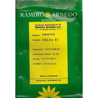 Compra PIMIENTO CELTA F-1 (1.000 Semillas). en la tienda online Fito Agrícola