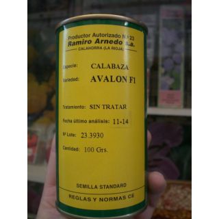 Compra CALABAZA AVALON F1 (100 gr.). en la tienda online Fito Agrícola