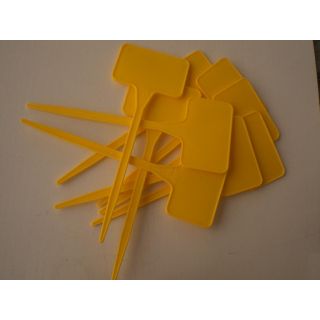 Compra ETIQUETAS AMARILLAS DE PINCHO 15 cm. (100 Unid.). en la tienda online Fito Agrícola