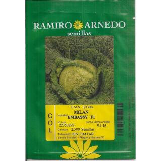 Compra COL EMBASSY F1 (2.500 Semillas) en la tienda online Fito Agrícola