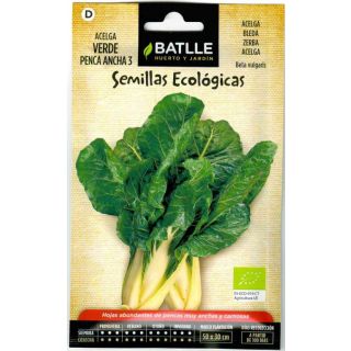Compra ACELGA VERDE PENCA ANCHA 3 ECOLÓGICA (4 gr.). en la tienda online Fito Agrícola