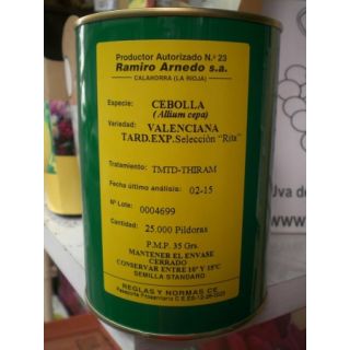 Compra CEBOLLA VALENCIANA DE EXPORTACIÓN Sel. Rita Pildorada (25.000 Semillas) en la tienda online Fito Agrícola