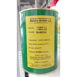 Compra CEBOLLA BABOSA TEMPRANA Pildorada (25.000 Semillas) en la tienda online Fito Agrícola