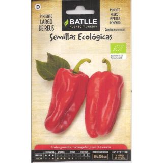 Compra PIMIENTO LARGO DE REUS ECOLÓGICO (0.2 gr.). en la tienda online Fito Agrícola