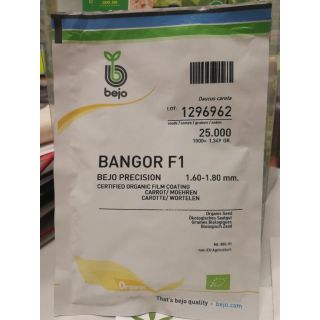Compra ZANAHORIA BANGOR F1 ECOLÓGICA Precisión Cal. 1.6 - 1.8 mm. (25.000 Semillas) en la tienda online Fito Agrícola