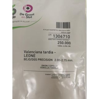 Compra CEBOLLA VALENCIANA TARDÍA LEONE Precisión (250.000 Semillas) en la tienda online Fito Agrícola