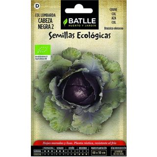 Compra COL LOMBARDA CABEZA NEGRA 2 ECOLÓGICA (100 gr.). en la tienda online Fito Agrícola