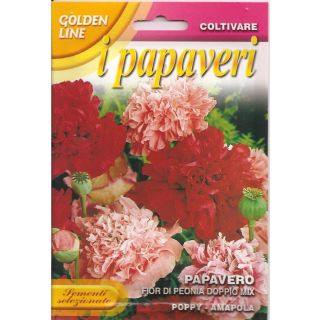 Compra AMAPOLA FLOR DE PEONÍA DOBLE MIX (50 gr.) en la tienda online Fito Agrícola