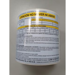 Compra ETIQUETA ADHESIVA PORTACEBOS Color Azul 110 x 100 (1 Unid.). en la tienda online Fito Agrícola