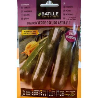 Compra CALABACÍN ASTIA F1 (4 gr.). en la tienda online Fito Agrícola