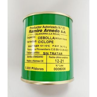 Compra CEBOLLA CÍCLOPE Pildorada (5.000 Semillas) en la tienda online Fito Agrícola