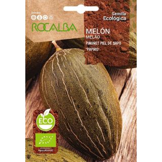 Compra MELÓN PIÑONET PIEL DE SAPO PAPIRO BIO (500 gr.). en la tienda online Fito Agrícola