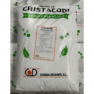 Compra ABONO CRISTALINO CRISTACODY 20-5-10 +2Mg (25 Kgr.) en la tienda online Fito Agrícola