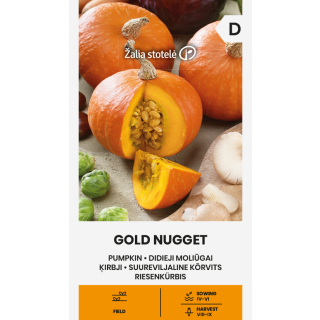 Compra CALABAZA GOLD NUGGET (1 gr. - Cerca de 5 Semillas). en la tienda online Fito Agrícola