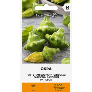 Compra CALABAZA PATISSON OKRA (1,5 gr.). en la tienda online Fito Agrícola