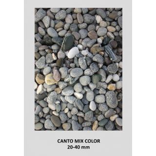 Compra CANTO MIX COLOR (Blanco +Rojo +Verde +Negro +Amarillo) 20-40 mm. (500 Kgr.). en la tienda online Fito Agrícola