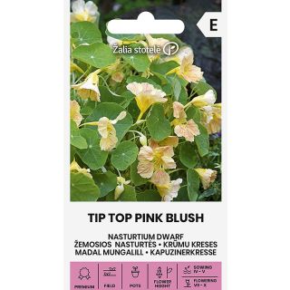 Compra CAPUCHINA ENANA TIP TOP PINK BLUSH (3 gr. - Cerca de 21 Semillas). en la tienda online Fito Agrícola