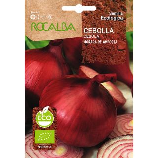 Compra CEBOLLA MORADA DE AMPOSTA ECOLÓGICA (2 gr.). en la tienda online Fito Agrícola