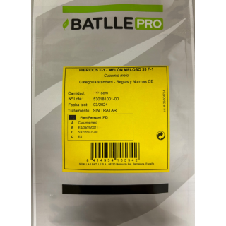 Compra MELÓN MELOSO 33 F-1 (100 Semillas). en la tienda online Fito Agrícola