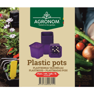 Compra MACETAS DE PLÁSTICO VELVET 8 CM. (24 Unid.) en la tienda online Fito Agrícola