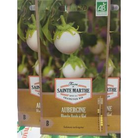 Compra BERENJENA BLANCHE RONDE A OEUFS AB (0,21 gr. - Cerca de 50 Semillas) en la tienda online Fito Agrícola